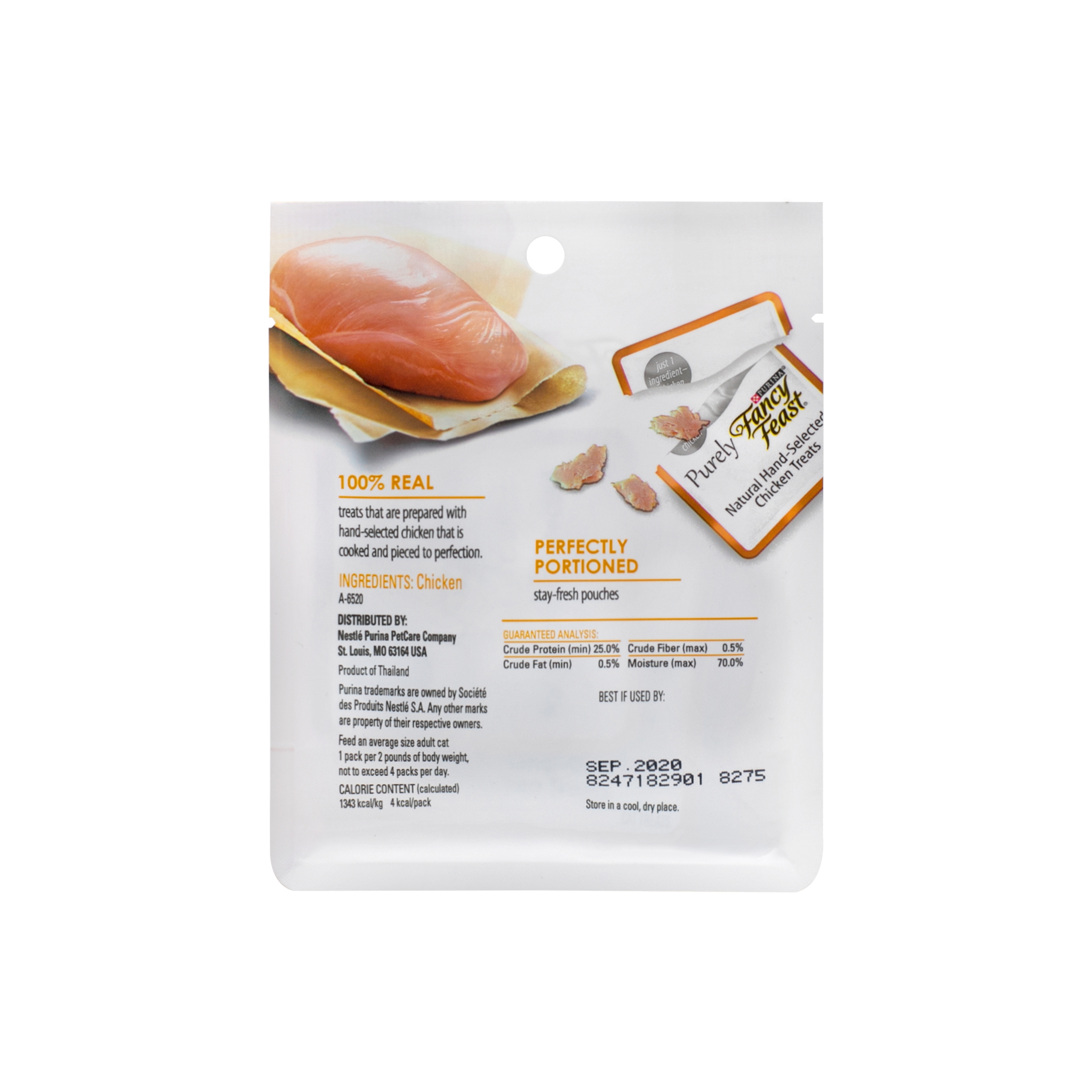 Fancy Feast Natural Hand Selected Treats Chicken Cat Treats