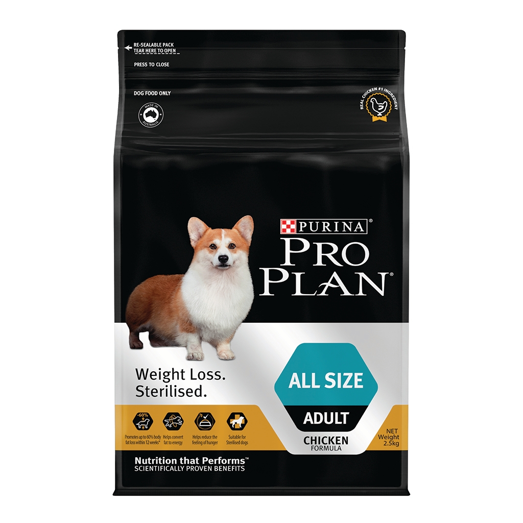 PRO PLAN Adult Weight Loss Sterilised All Breed Sizes Dry Dog Food