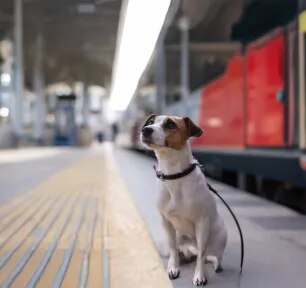 Tips for taking your dog on a train