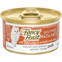 Fancy Feast Gourmet Naturals Wild Alaskan Salmon Paté Wet Cat Food