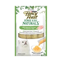 Fancy Feast Puree Kiss Naturals - Natural Chicken in Chicken Jelly - Cat Treats