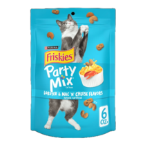 FRISKIES Party Mix Lobster & Mac ‘N’ Cheese Flavors Cat Treats