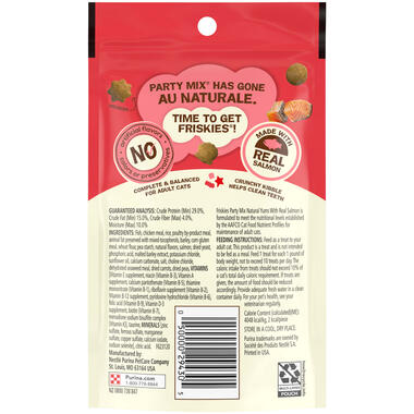 FRISKIES Party Mix Natural Yums Salmon Cat Treats