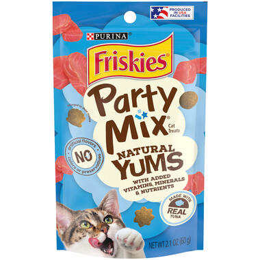 FRISKIES Party Mix Natural Yums Tuna Cat Treats