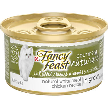 Fancy Feast Gourmet Naturals White Meat Chicken Gravy Wet Cat Food