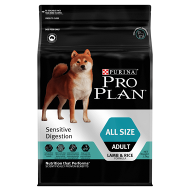 PRO PLAN® Sensitive Digestion All Size Adult Lamb & Rice - Dry Dog Food