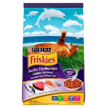 FRISKIES Surfin Favourites Dry Cat Food-Front