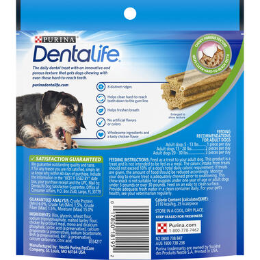 Dentalife Mini Dog Treats - Back