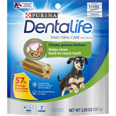 Dentalife Mini Dog Treats - Front