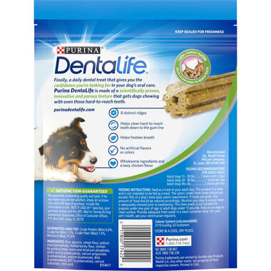 Dentalife Small Medium Dog Treats - Back