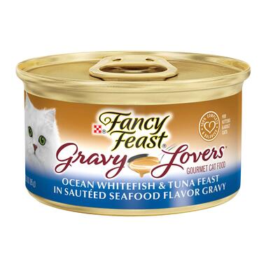 Fancy Feast Gravy Lovers Ocean Whitefish & Tuna Wet Cat Food