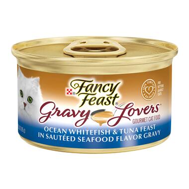 Fancy Feast Gravy Lovers Ocean Whitefish & Tuna Wet Cat Food