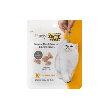 Fancy Feast Natural Hand-Selected Treats Chicken Cat Treats