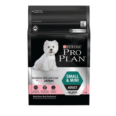 PRO PLAN Adult Small and Mini Sensitive Skin & Coat with OPTIDERMA Salmon