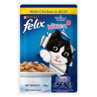 FELIX® Kitten Wet with Chicken in Jelly packshot