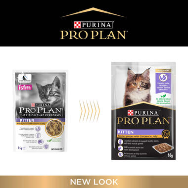 PRO PLAN Kitten Tender Pieces with Chicken in Jelly Wet Cat Food