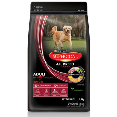 SUPERCOAT® Adult All Breed Beef – Dry Dog Food