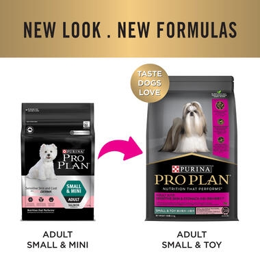 PRO PLAN Adult Small & Toy Sensitive Skin & Stomach Salmon & Mackerel Formula with Prebiotic Fibre Dry Dog Food