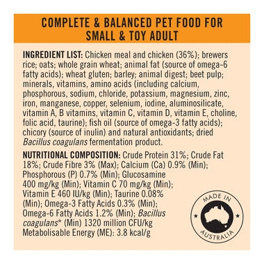 Complete and balanced pet food