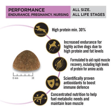 PRO PLAN Performance All Size All Life features