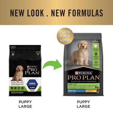 PRO PLAN Puppy Large Chicken Formula New look. New formulas