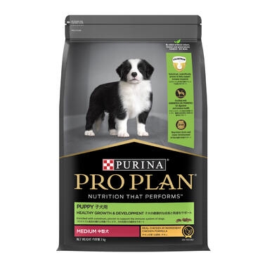 PRO PLAN PUPPY MEDIUM CHICKEN FORMULA package