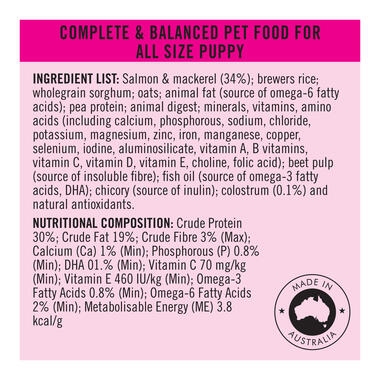 PRO PLAN Puppy Sensitive Skin & Stomach Salmon & Mackerel Formula Dry Dog Food