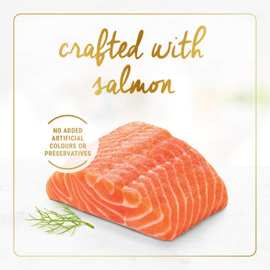 crafted with salmon