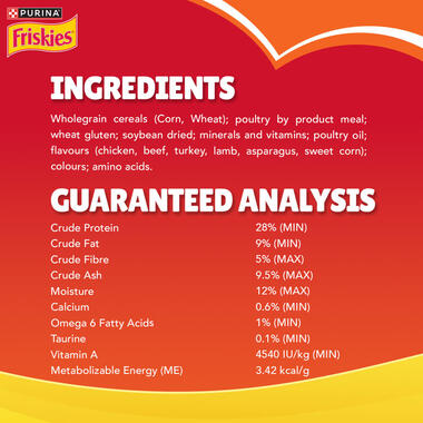 Ingredients and Guaranteed Analysis